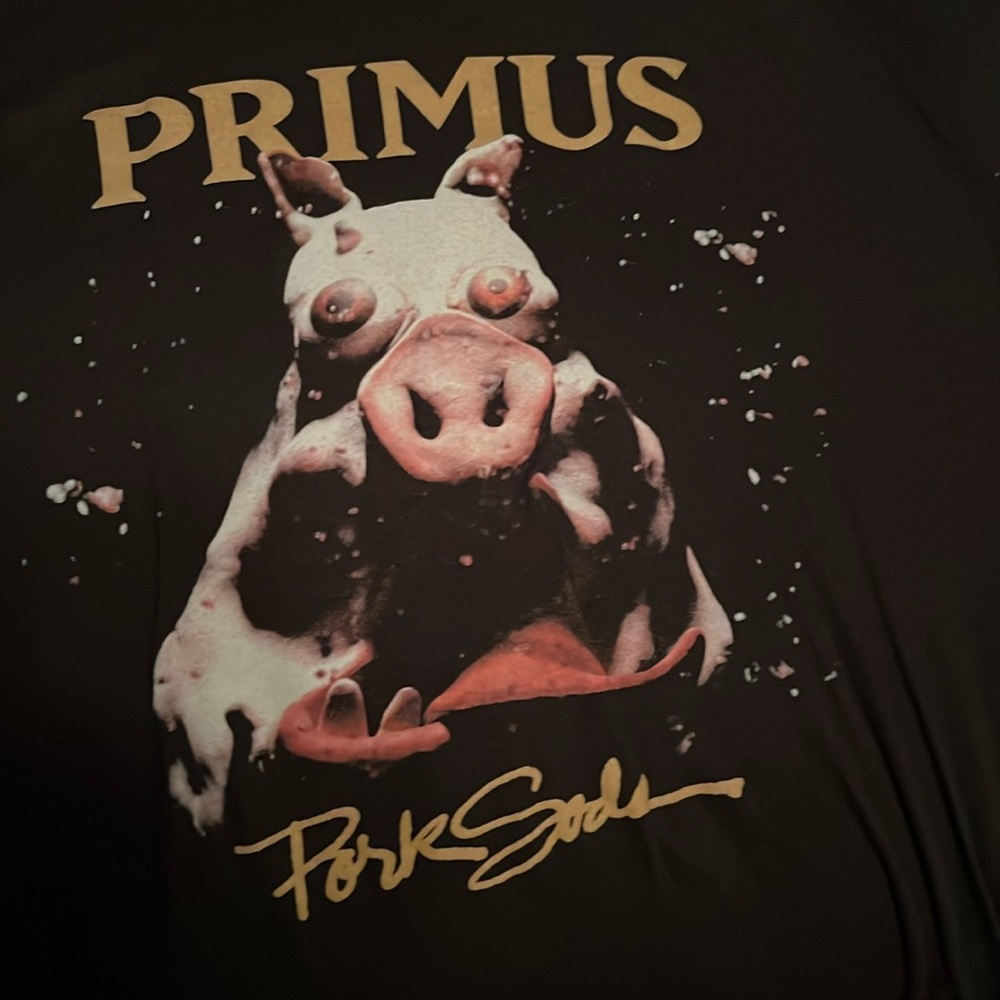 Awesome pork soda, Primus T-shirt, vintage t super nice come on naw who wants it